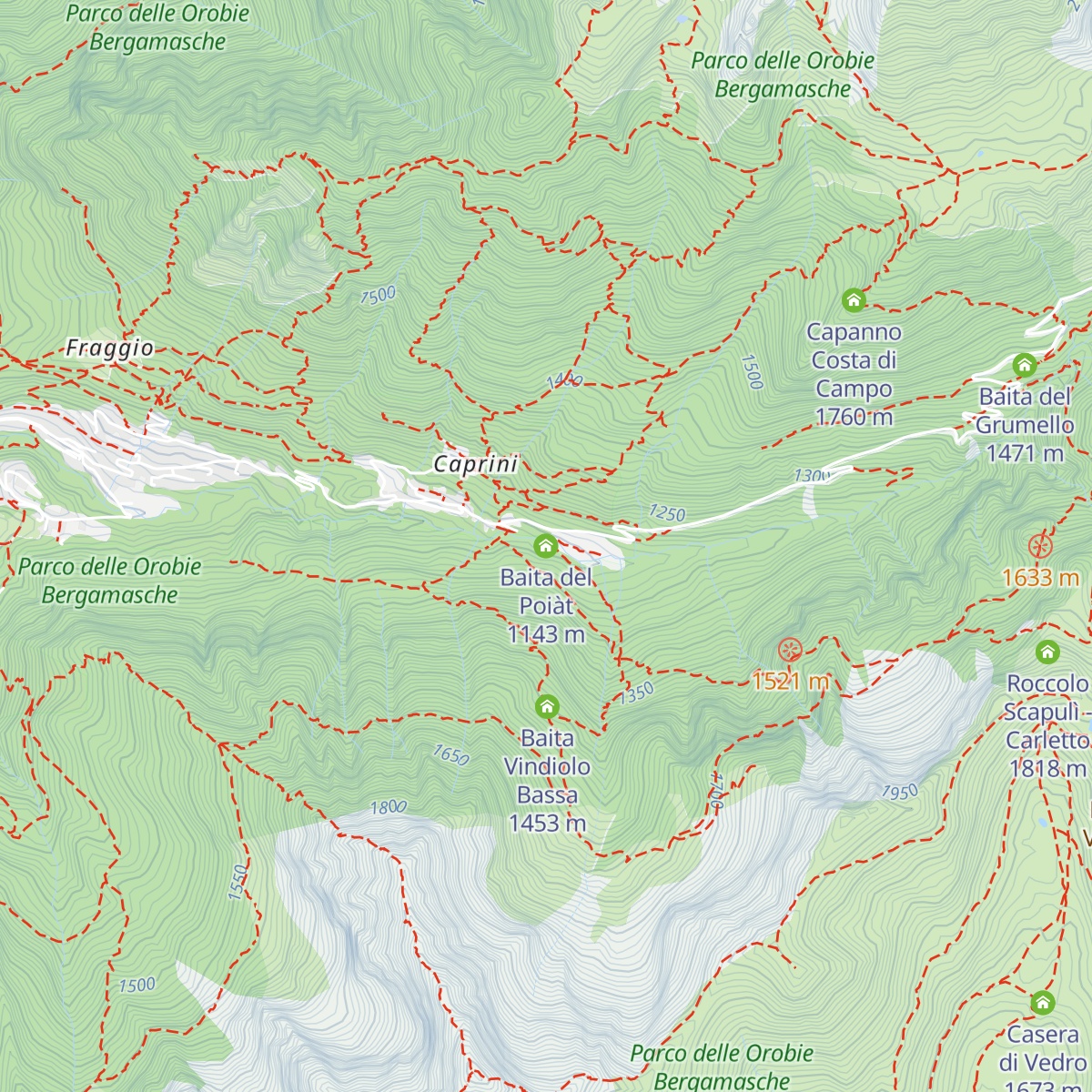 Baita del Poiàt map