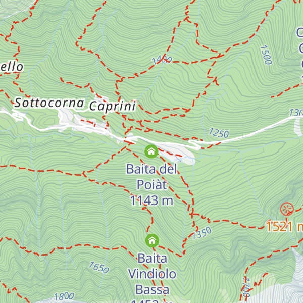 Map of Baita del Poiàt