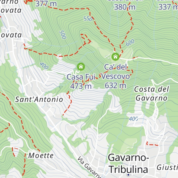 Map of Casella