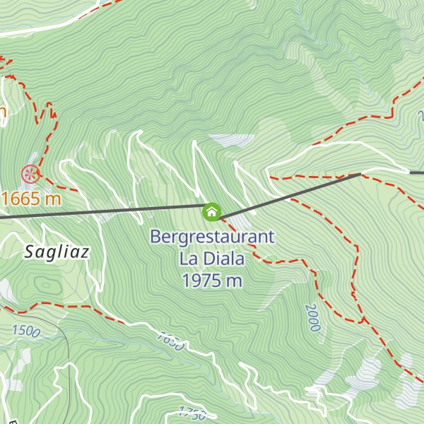 Map of Bergrestaurant La Diala