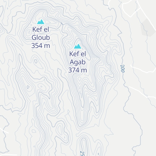 Map of Jebel el Jediri