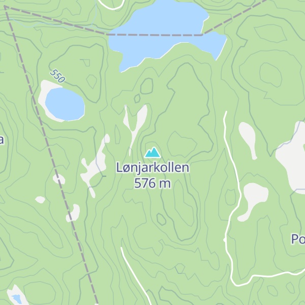 Map of Lønjarkollen