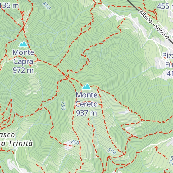 Map of Monte Cereto
