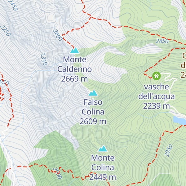 Map of Falso Colina