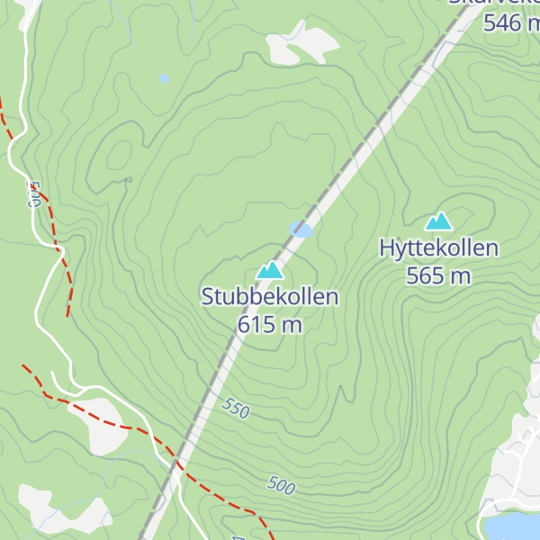 Map of Stubbekollen