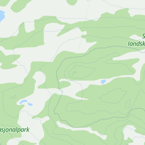 Map of Middagstippen