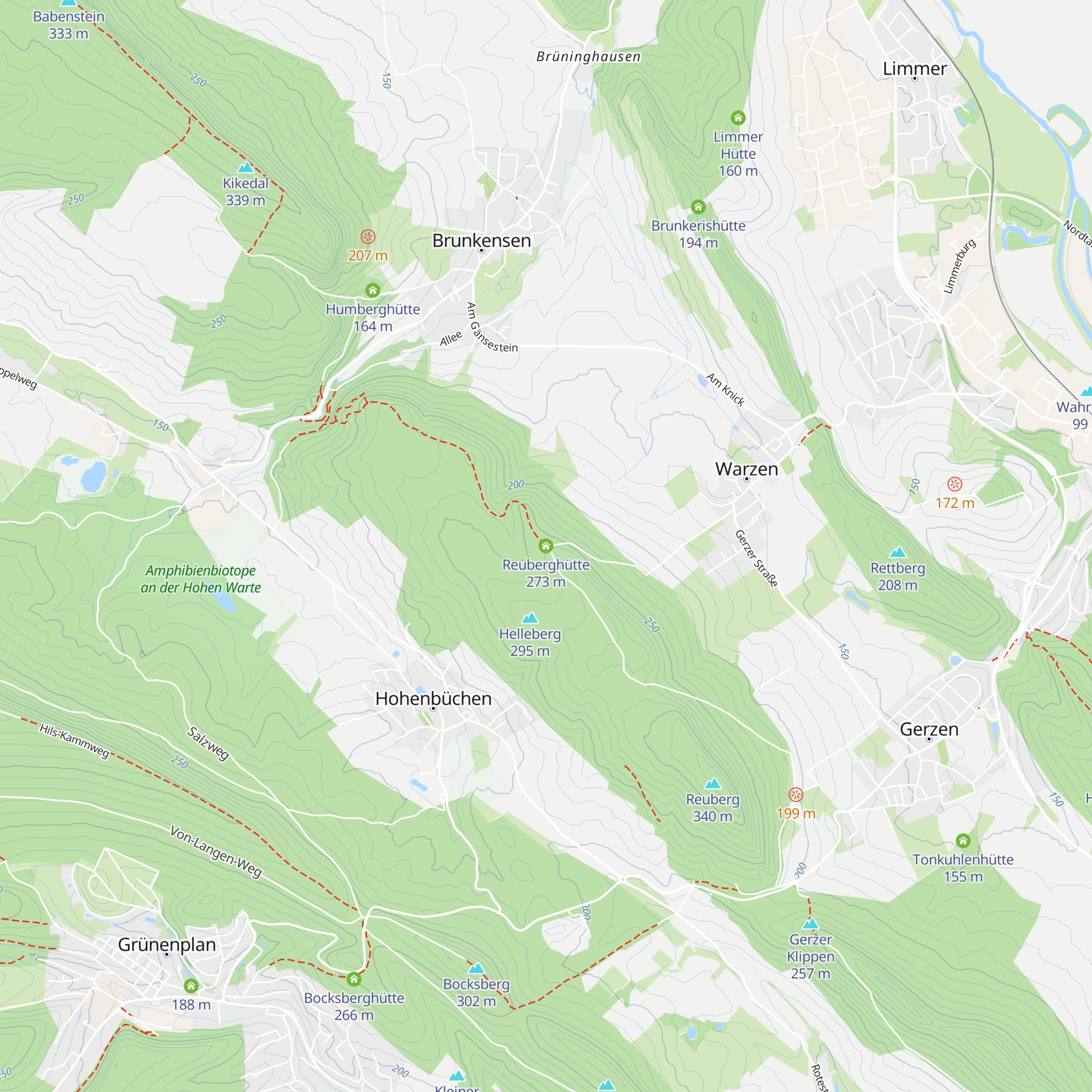 Reuberghütte map