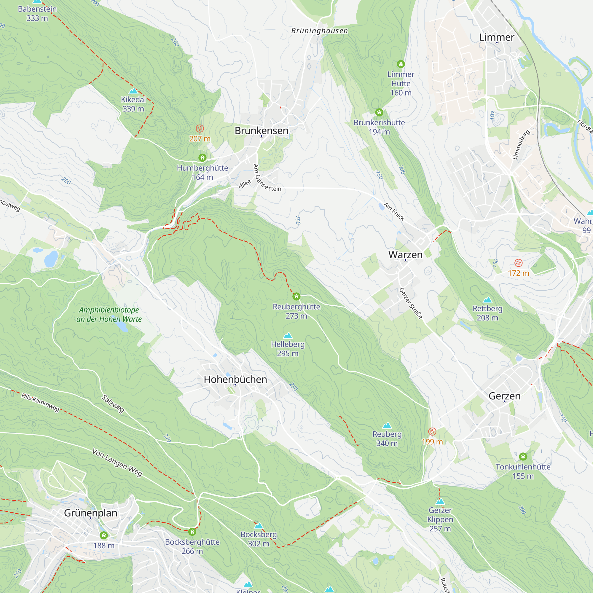 Reuberghütte map