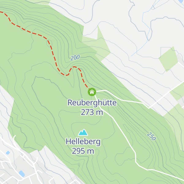 Map of Reuberghütte