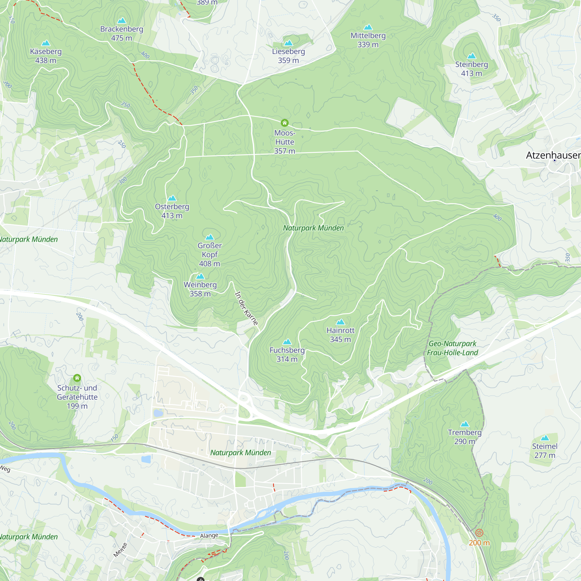 Jäcklenburger Hütte map