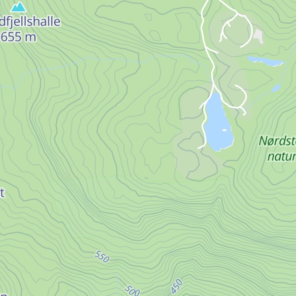 Map of Liasæterberget