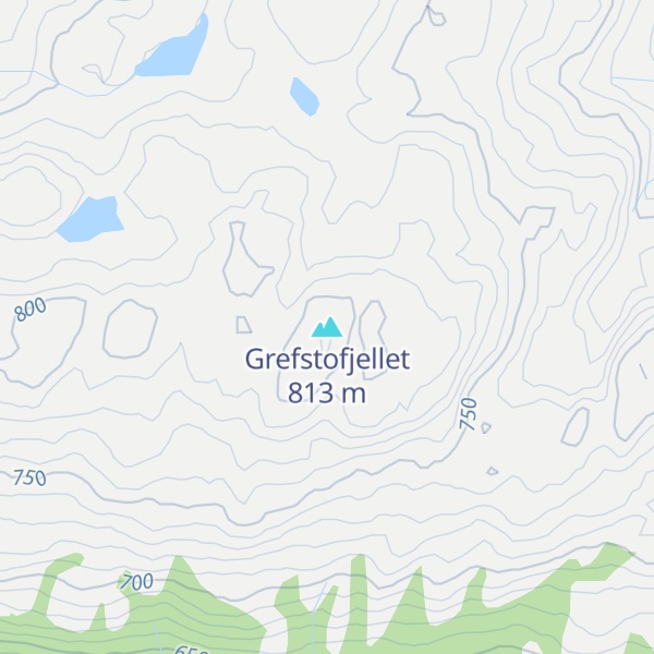 Map of Grefstofjellet