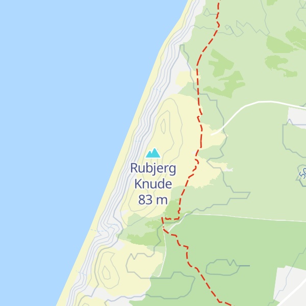 Map of Rubjerg Knude