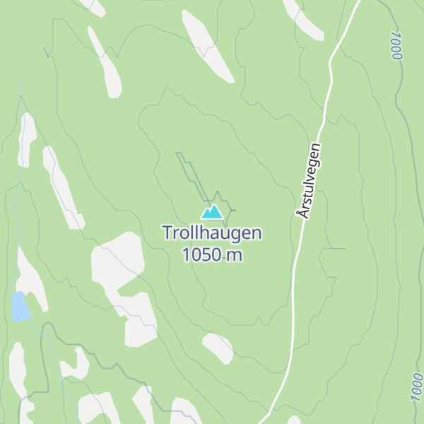 Map of Trollhaugen