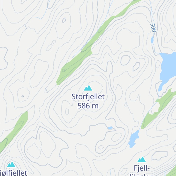 Map of Storfjellet