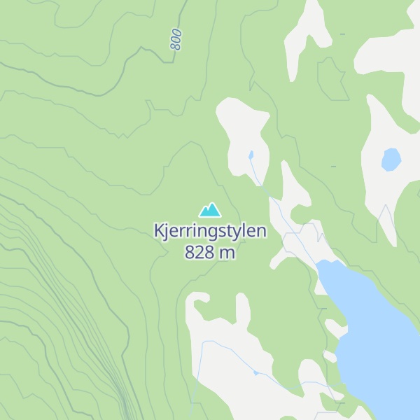 Map of Kjerringstylen