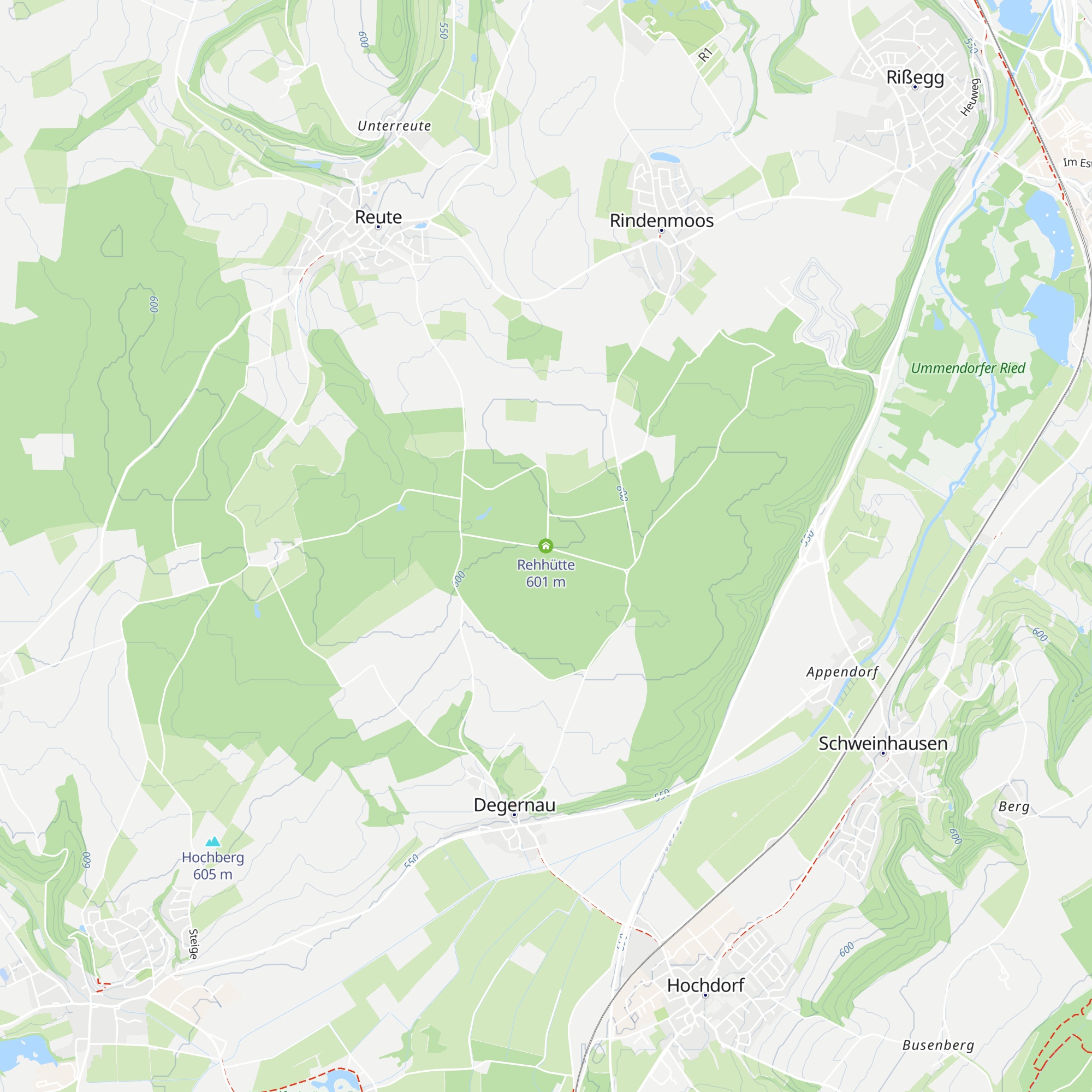Rehhütte map