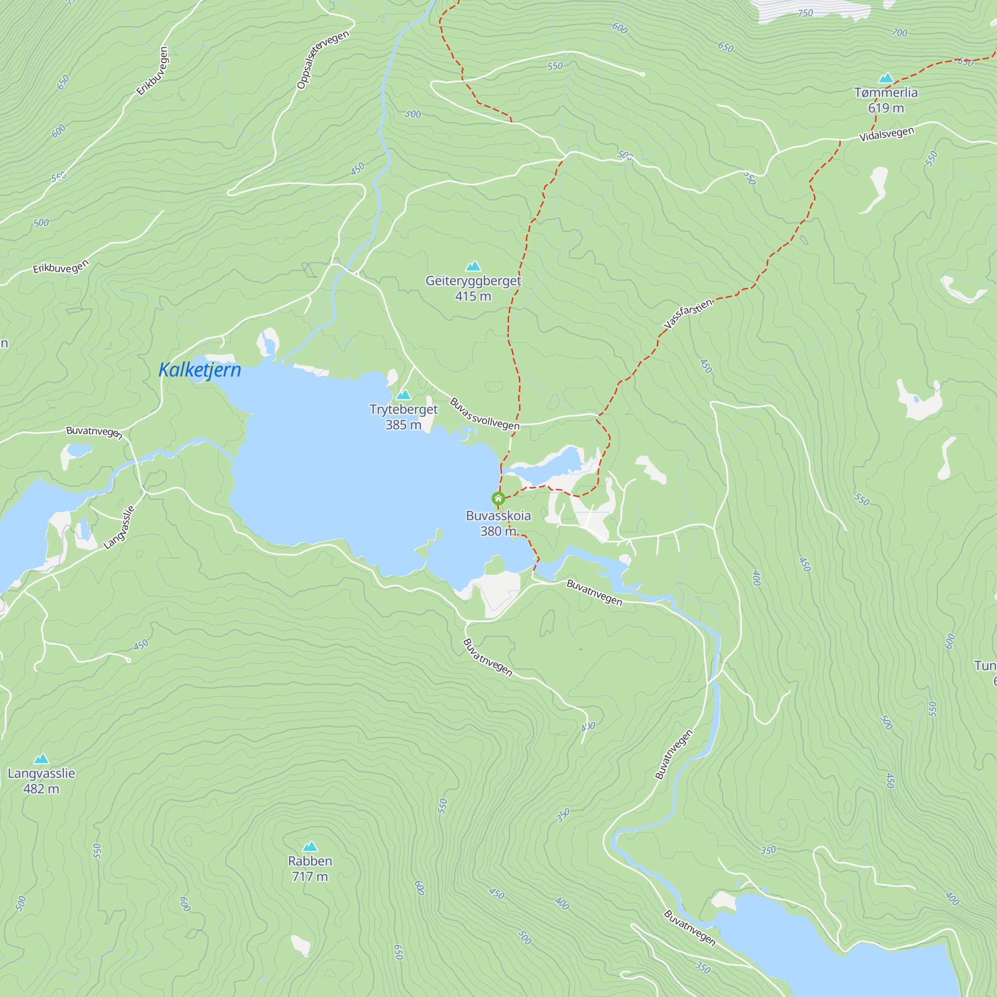 Buvasskoia map