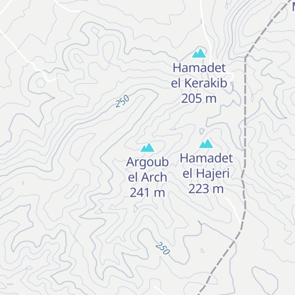 Map of Argoub el Arch