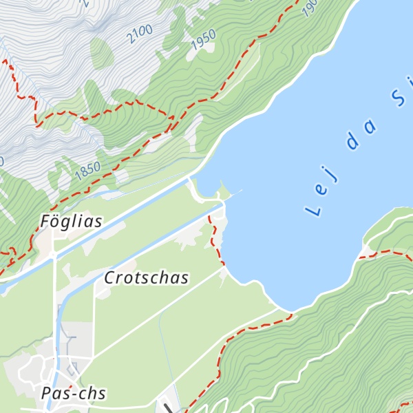 Map of Beach Club Sils