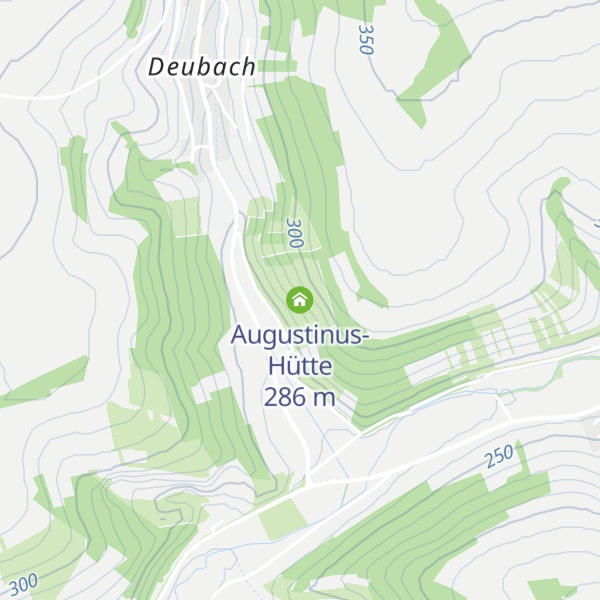 Map of Augustinus-Hütte