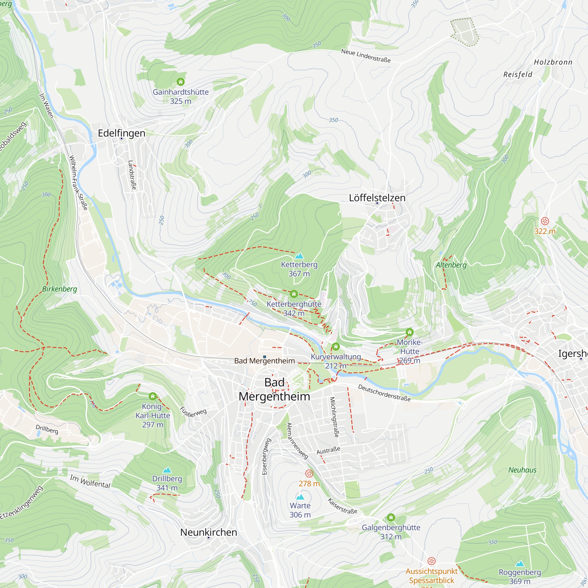 Ketterberghütte map