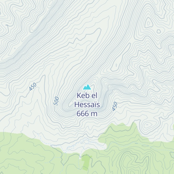 Map of Keb el Hessaïs