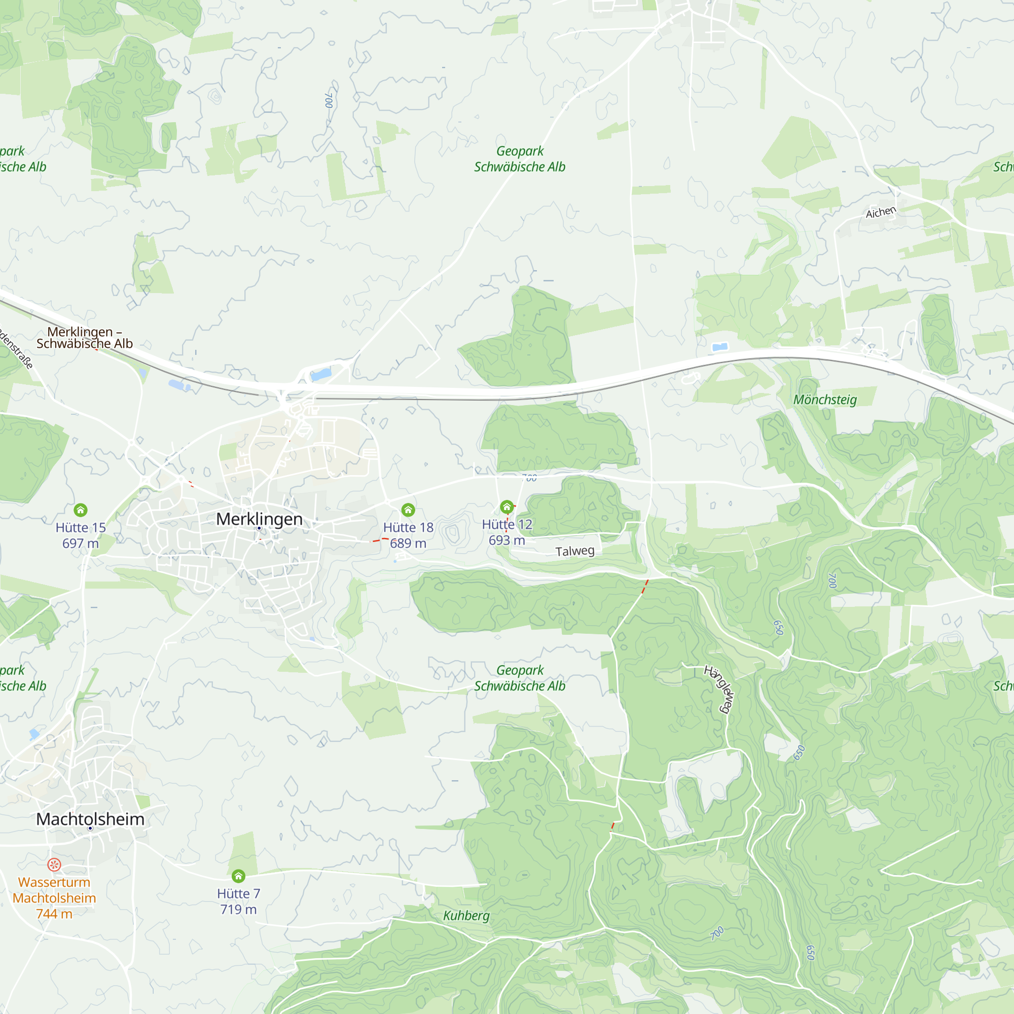 Hütte 12 map