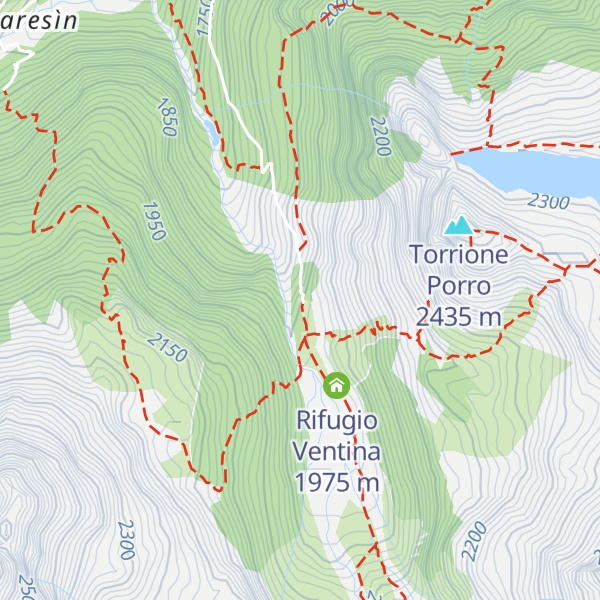 Map of Rifugio Gerli Porro