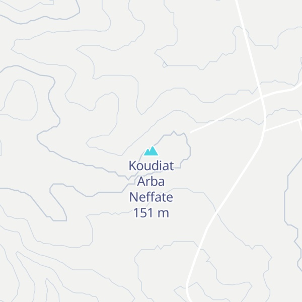Map of Koudiat Arba Neffate