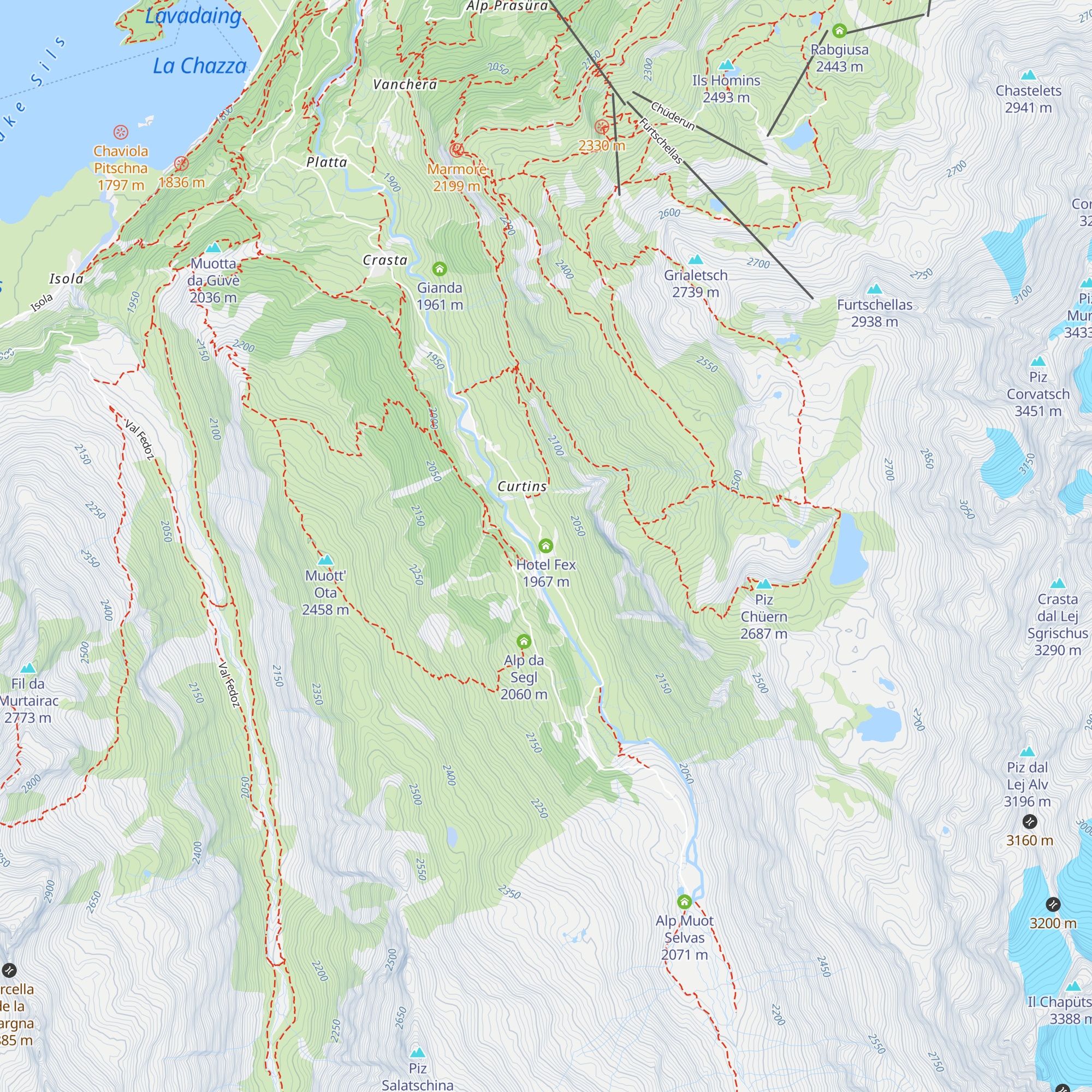 Hotel Fex map