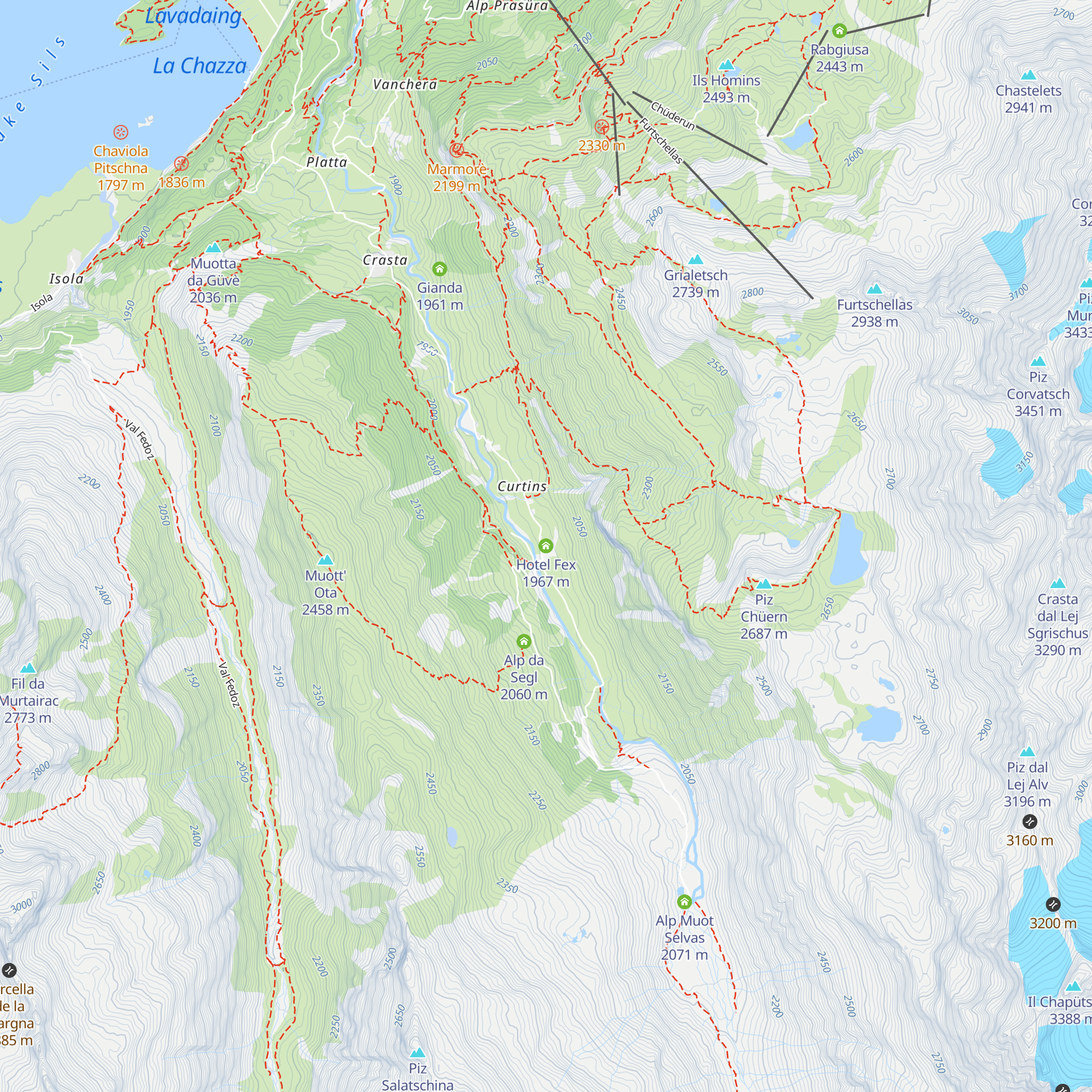 Hotel Fex map