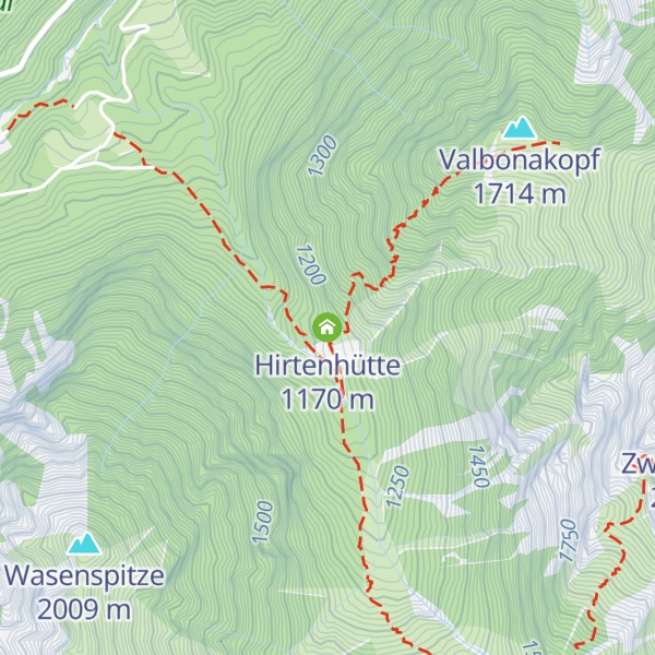 Map of Hirtenhütte