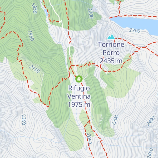 Map of Rifugio Ventina