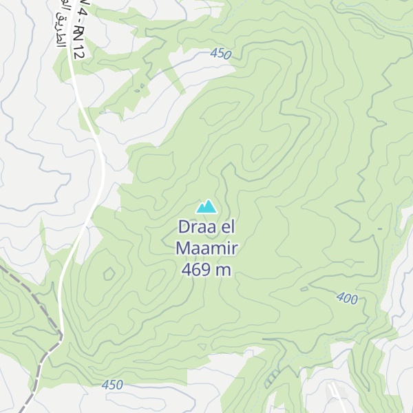 Map of Draa el Maamir