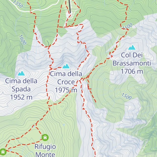 Map of Bivacco Gioan