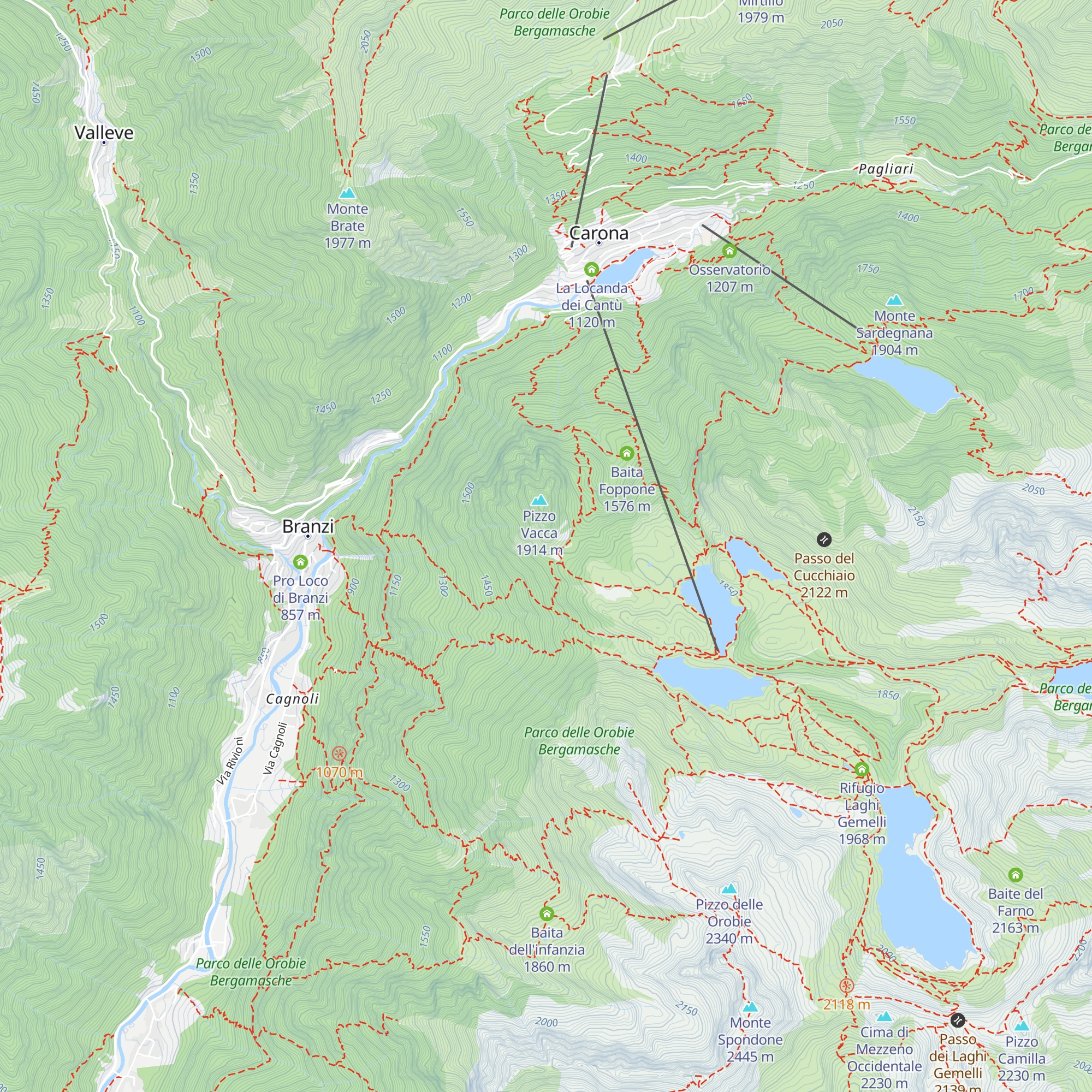 Roccolo Tabià map