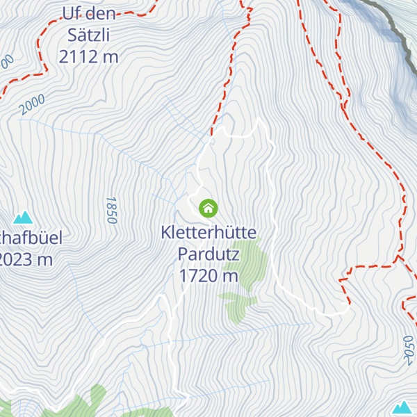 Map of Kletterhütte Pardutz