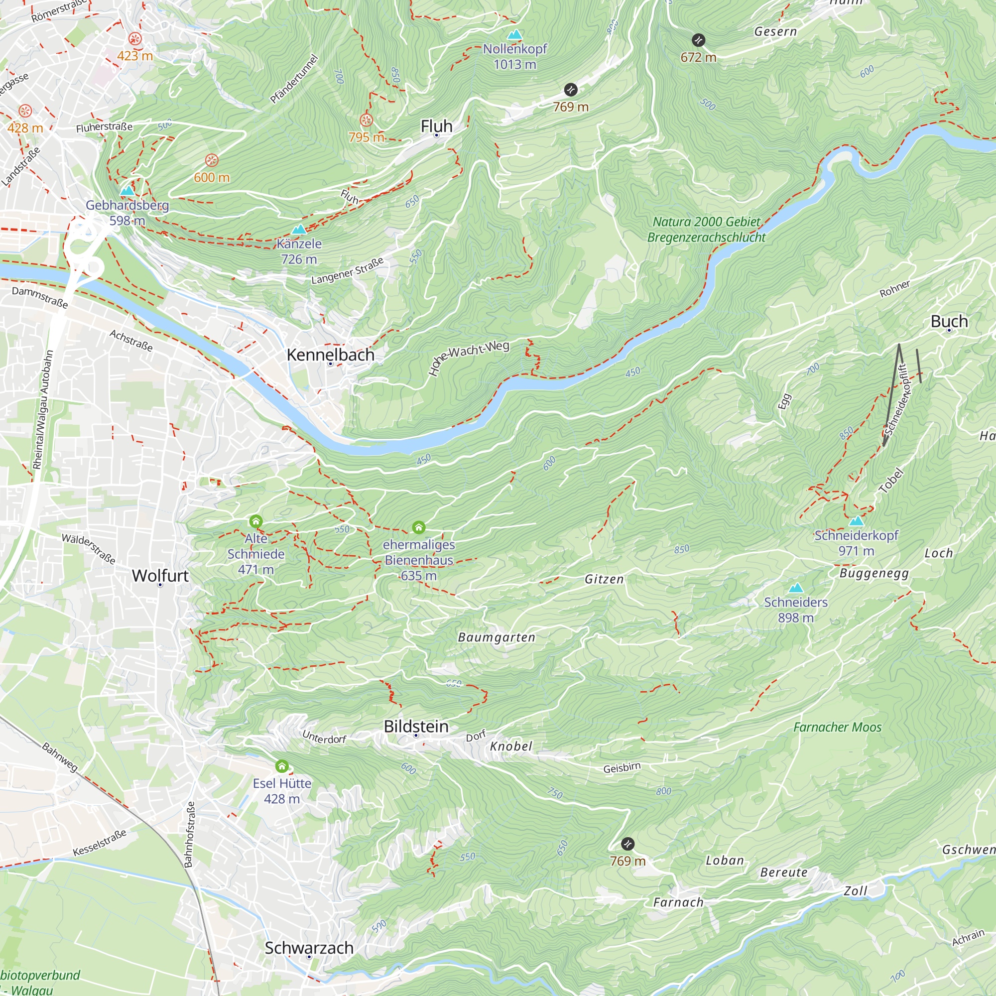 St. Hubertushütte map
