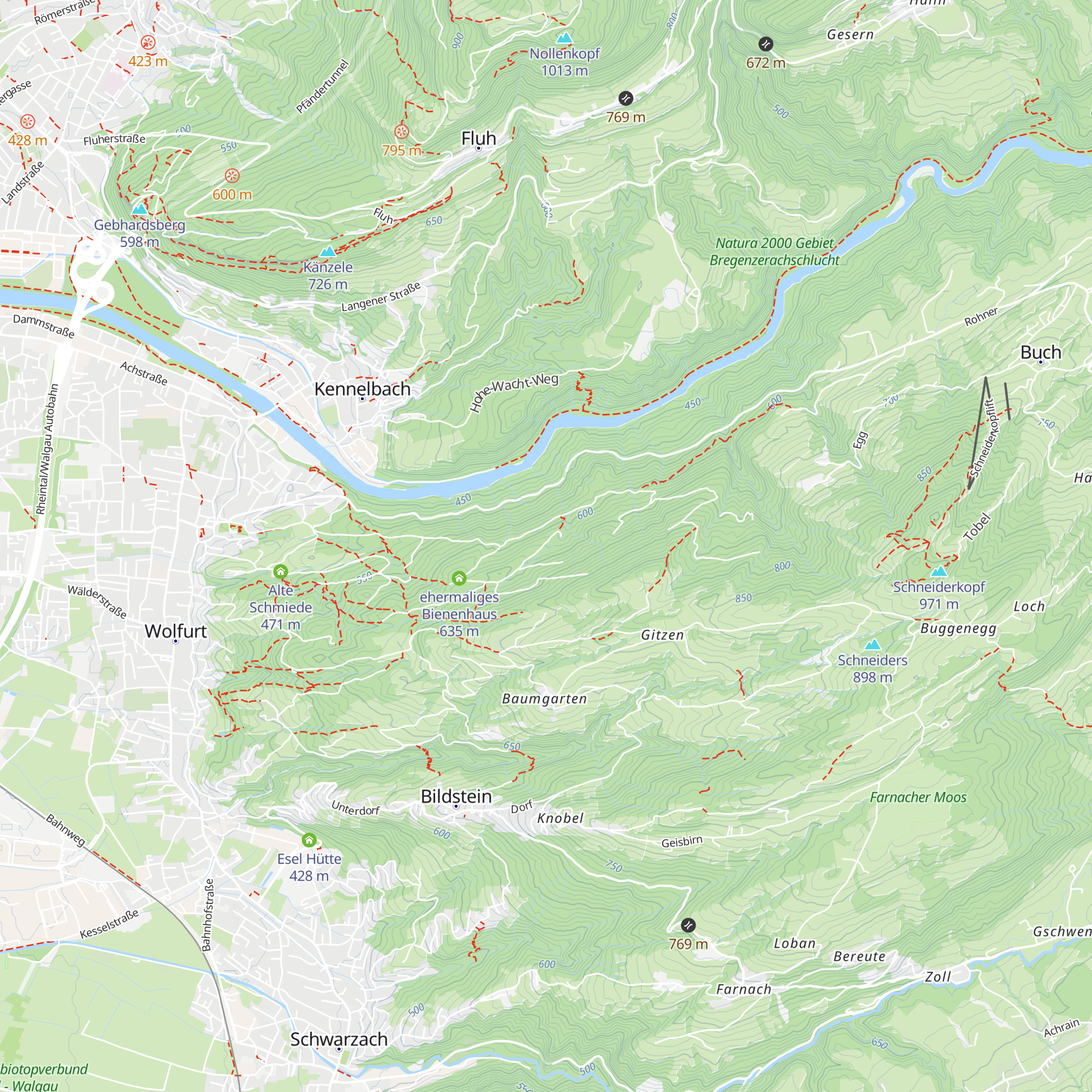 St. Hubertushütte map
