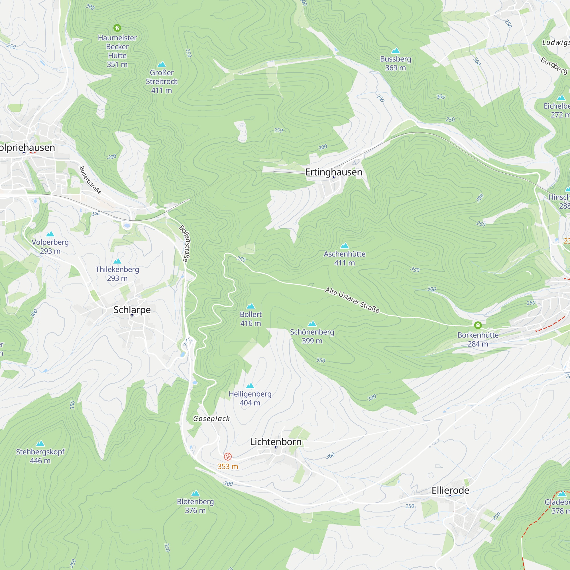 Buschenhütte map