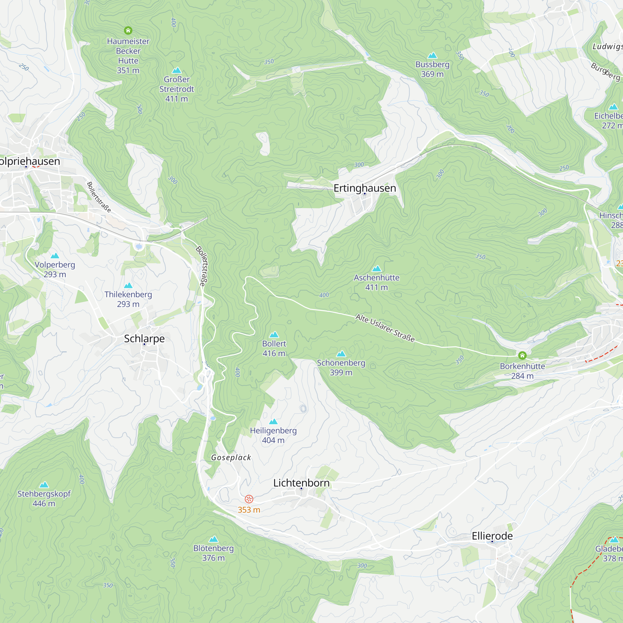 Buschenhütte map