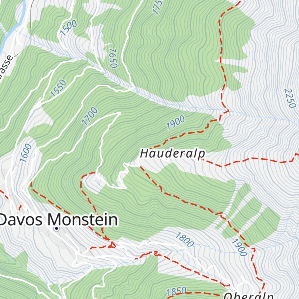 Map of Hauderalp