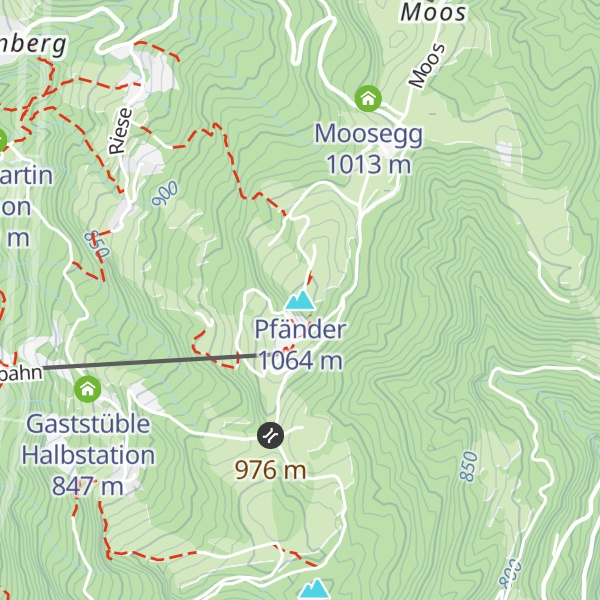 Map of Pfänder