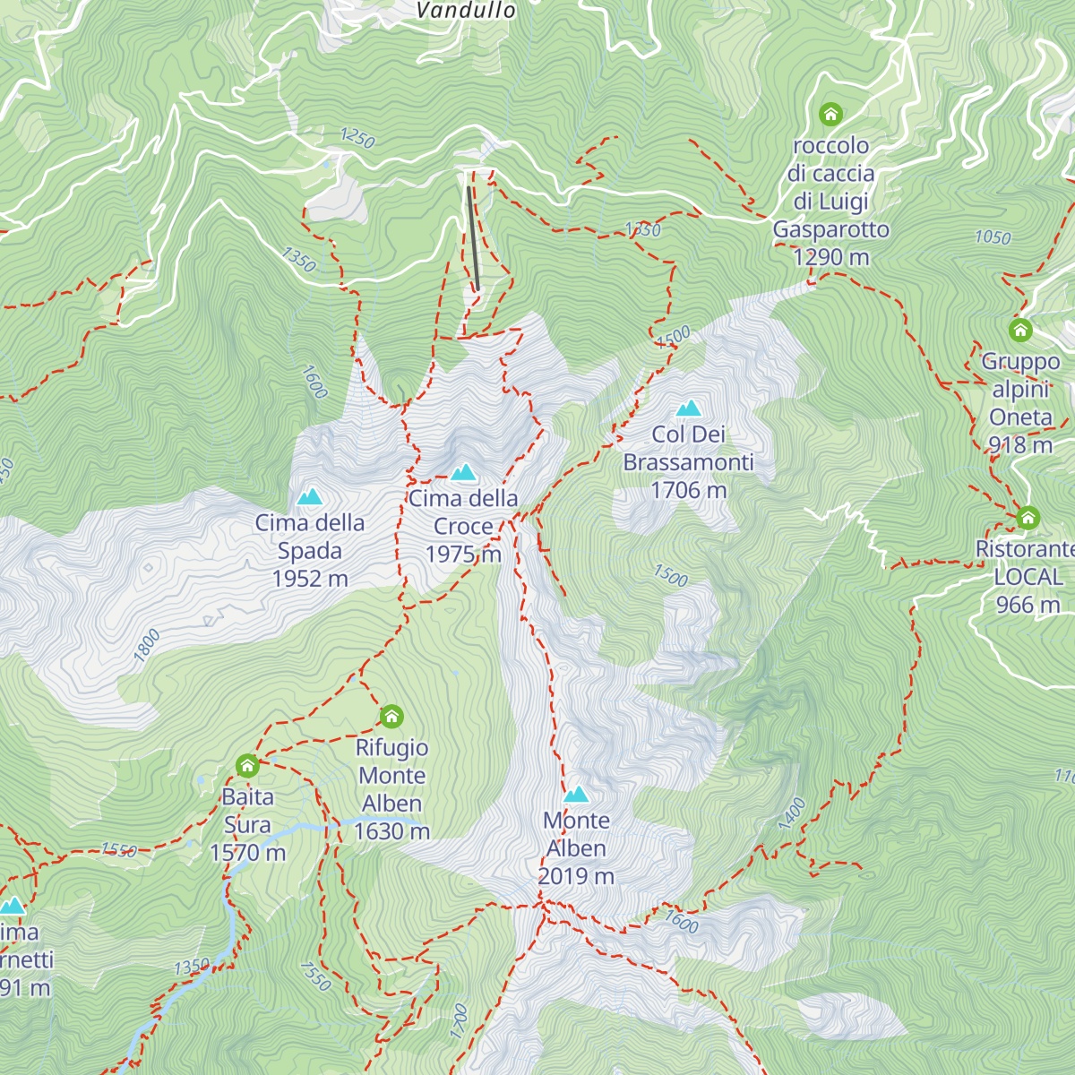 Baita Carlo Nembrini map