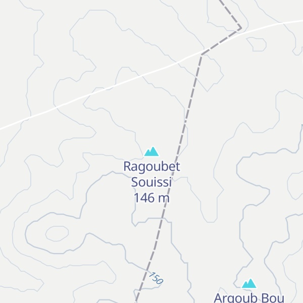 Map of Ragoubet Souissi