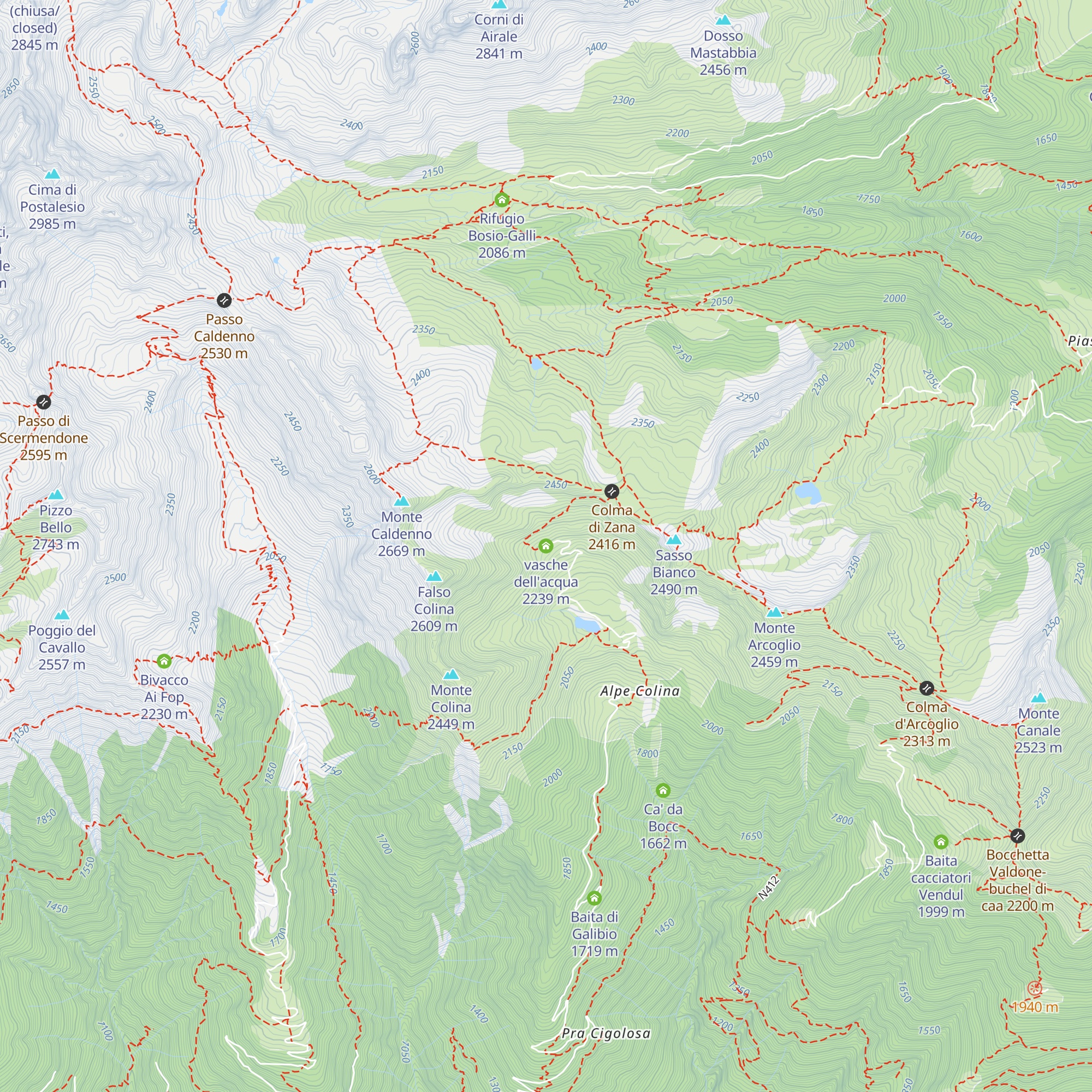 vasche dell'acqua map