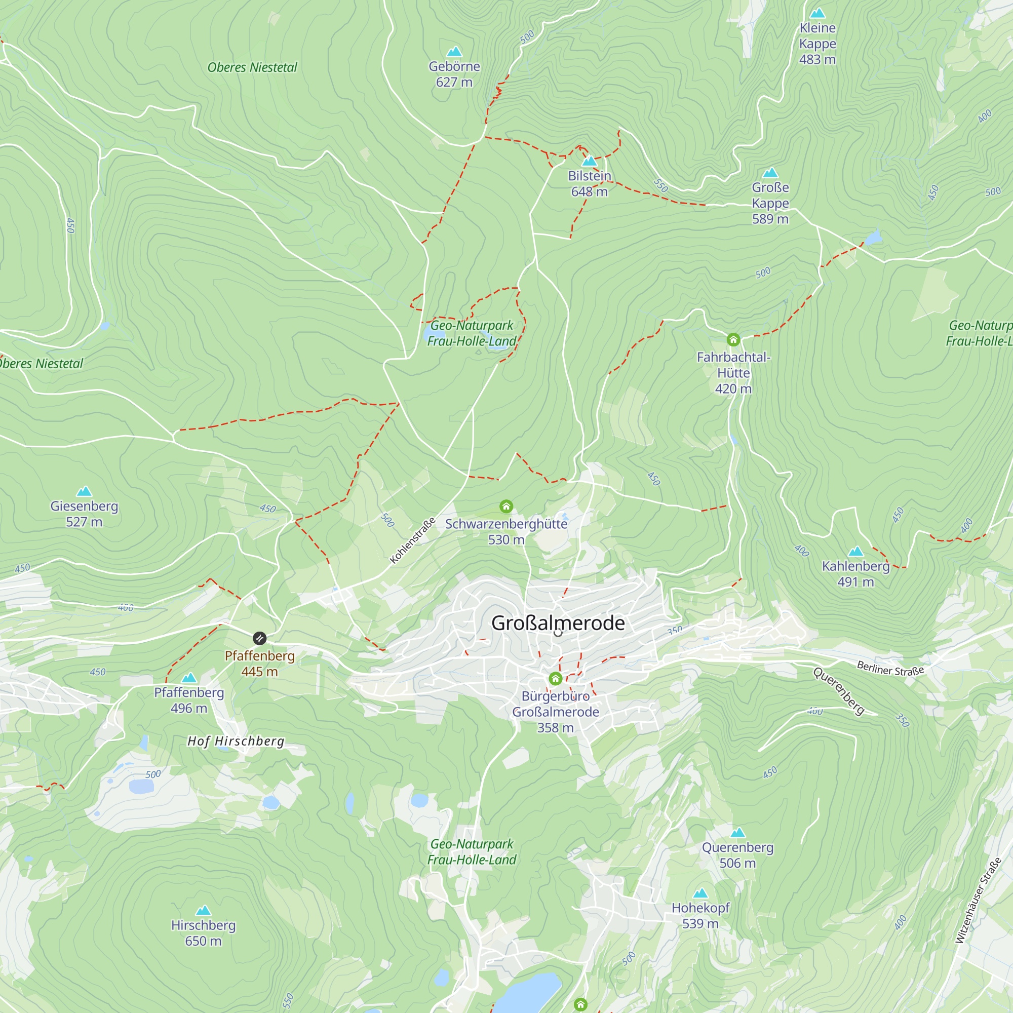 Schwarzenberghütte map