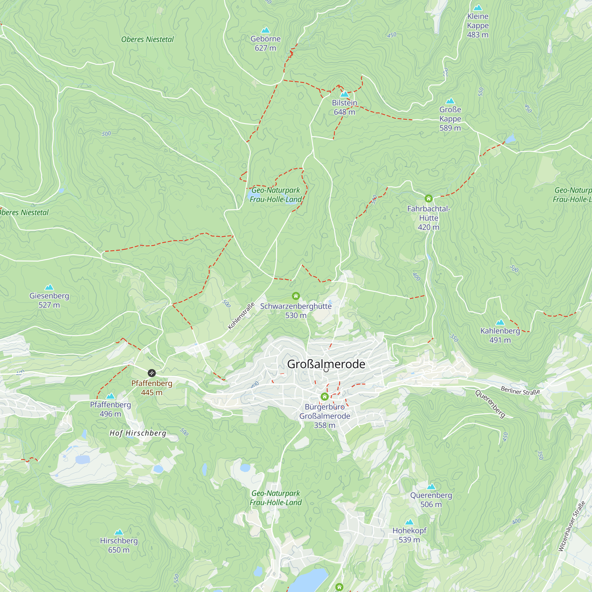 Schwarzenberghütte map