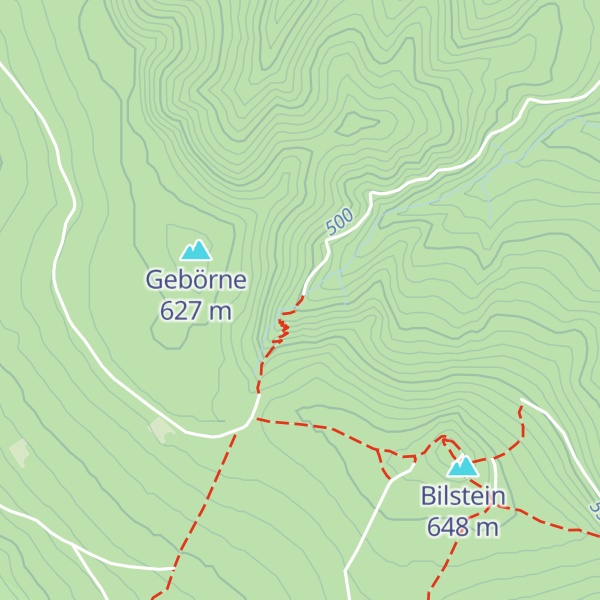 Map of Hütte im Bohlsgraben